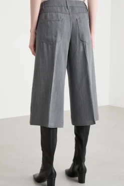 Bermuda in jeans - Grigio