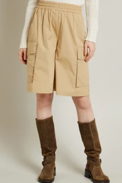 Bermuda stile cargo - Beige