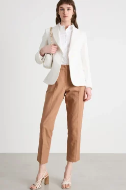 Blazer con bottone singolo - Bianco