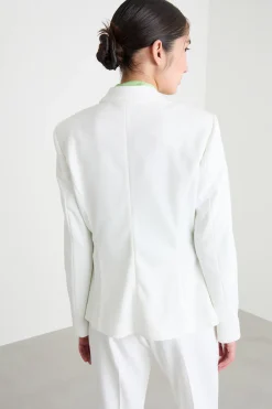 Blazer con bottone singolo - Bianco