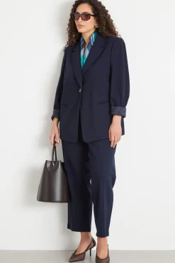 Blazer con bottone singolo - Blu