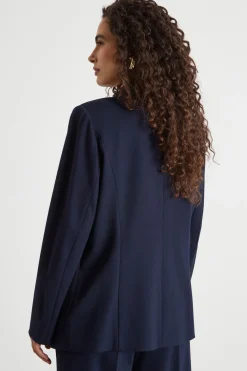 Blazer con bottone singolo - Blu
