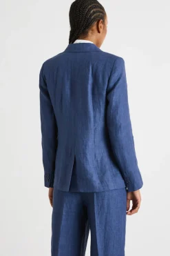 Blazer con bottone singolo - Blu
