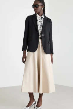 Blazer con bottone singolo - Nero
