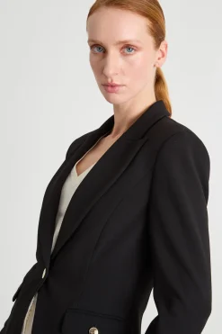 Blazer con bottone singolo - Nero