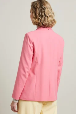 Blazer con bottone singolo - Rosa