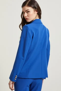 Blazer con bottoni in metallo - Bluette Oro