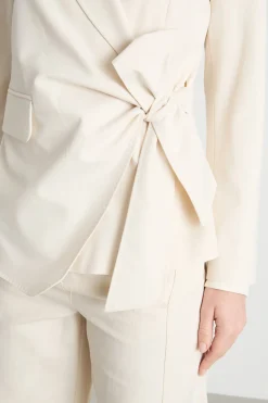 Blazer con fusciacca - Bianco