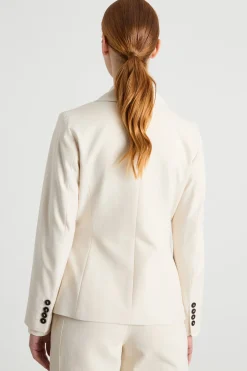 Blazer con fusciacca - Bianco