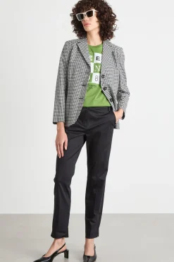 Blazer con tasche applicate - Nero Bainco