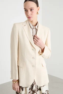 Blazer con tasche - Avorio
