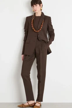 Blazer con tasche - Marrone