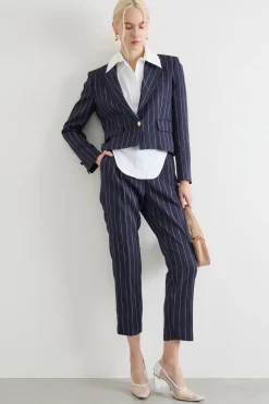 Blazer crop - Blu