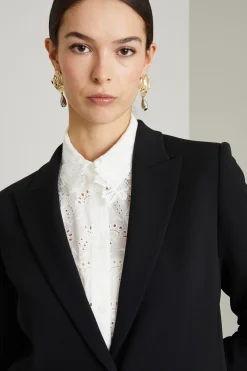Blazer dalla linea allungata - Nero
