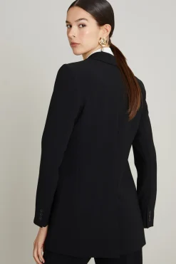 Blazer dalla linea allungata - Nero
