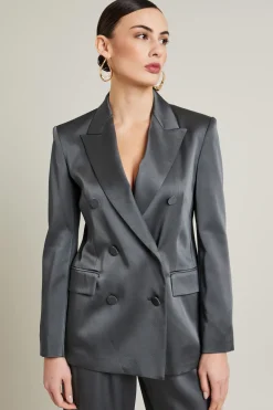 Blazer doppiopetto - Grigio Scuro