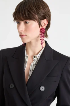 Blazer doppiopetto in jersey - Nero