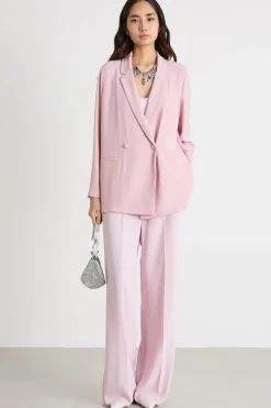 Blazer doppiopetto lungo - Rosa