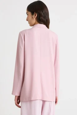 Blazer doppiopetto lungo - Rosa