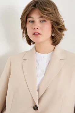 Blazer in cady - Beige