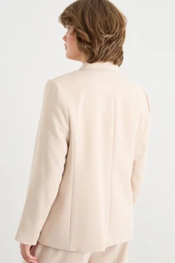 Blazer in cady - Beige