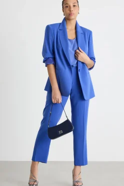 Blazer in cady - Bluette