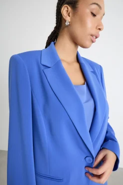 Blazer in cady - Bluette