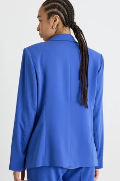 Blazer in cady - Bluette