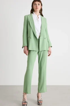 Blazer in cady crepe - Verde