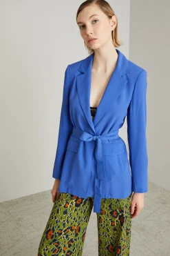 Blazer in crépe de chine - Avio