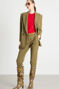 Blazer in doppia tela - Verde