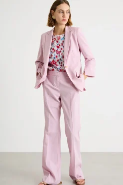 Blazer in faille tecnico - Rosa