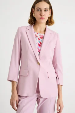 Blazer in faille tecnico - Rosa