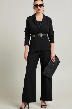 Blazer in jersey - Nero