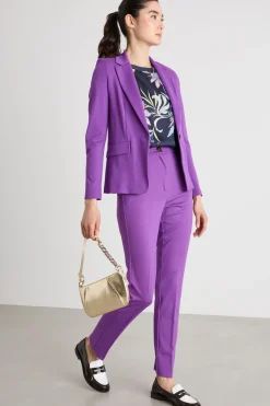 Blazer in jersey - Viola