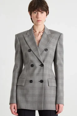 Blazer in principe di Galles - Grigio