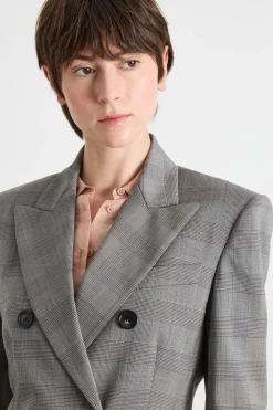 Blazer in principe di Galles - Grigio