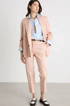 Blazer in raso - Rosa