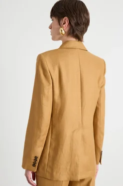 Blazer monopetto - Cammello