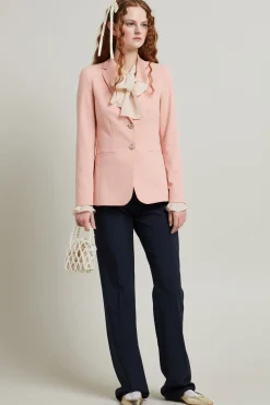 Blazer monopetto - Rosa Antico
