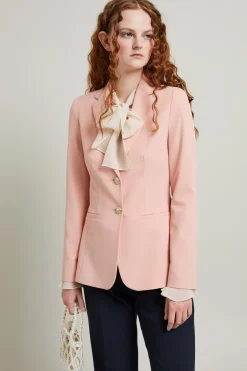 Blazer monopetto - Rosa Antico