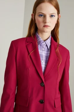 Blazer monopetto - Rosso