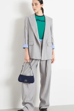 Blazer open-front - Grigio