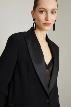 Blazer over in cady - Nero
