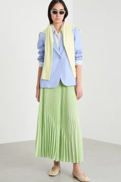 Blazer sfiancato con bottone singolo - Azzurro
