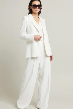 Blazer smoking in cady - Bianco
