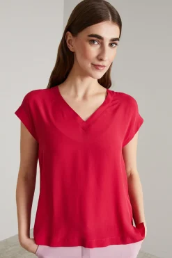 Blusa in crépe - Rosa