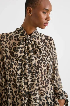 Blusa con fusciacca - Animalier