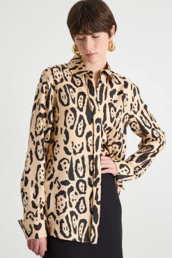 Blusa con stampa animalier - Animalier