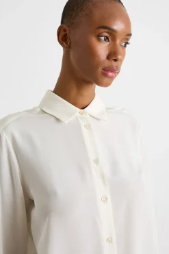 Blusa fluida - Bianco
